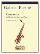 Canzonetta by Pierne Gabriel - Gee Harry - for Alto Sax