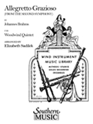 Allegretto Grazioso From 2nd Symphony by Brahms Johannes - Sadilek Elizabeth - for Woodwind Quintet