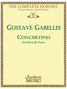 Concertino by Gabelles Gustave - Bacon Thomas - for French Horn and Piano