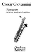 Romance by Giovannini Caesar for Baritone Saxophone and Piano