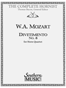 Divertimento No. 8 by Mozart Wolfgang Amadeus - Bacon Thomas - for Horn