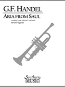 Aria From Saul by Handel George Frideric - Fitzgerald R Bernard - for Trumpet and Piano