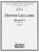 Quartet by Leclaire Dennis - Bacon Thomas - for French Horn Quartet