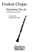 Nocturne No. 20 by Chopin Frederic - Forrest Sidney - for Clarinet