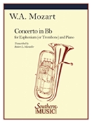 Concerto In B-flat by Mozart Wolfgang Amadeus - Marsteller Robert L - for Euphonium