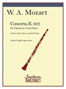 Concerto In A Kv 622 by Mozart Wolfgang Amadeus - Wright Harold - for Clarinet Solo
