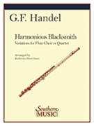 Harmonious Blacksmith Variations by Handel George Frideric - Jones Katherine Bor - for Flute Quartet