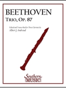 Trio Opus 87 by Beethoven Ludwig van - Andraud Albert - for Bb Clarinet