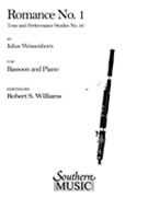 Romance #1 by Weissenborn Julius - Williams Robert - for Bassoon and Piano