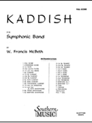 Kaddish by McBeth W Francis for Full Score