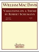 Variations On A Theme Of Robert Schumann by Davis for Instrument Solo w/ Band