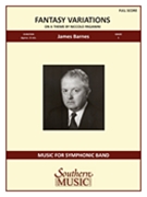 Fantasy Variations by Paganini Niccolo - Barnes James - for Full Score