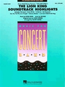 Lion King Soundtrack Highlights by John Elton - Custer Calvin - for Concert Band