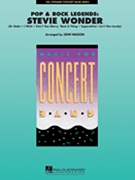 Pop & Rock Legends - Stevie Wonder by Wonder S - Wasson John - for Concert Band
