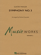 Finale To Symphony #3 by Mahler Gustav - Saucedo Richard L - for Concert Band