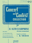 Concert & Contest Coll for Alto Sax by Various - Voxman Himie - for Alto Saxophone Collection (w/Audio Access)