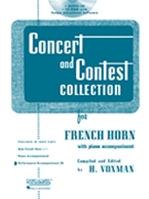 Concert & Contest Coll for French Horn by Various - Voxman Himie - for Accompaniment CD