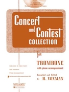 Concert & Contest Coll for Trombone by Various - Voxman Himie - for Accompaniment CD