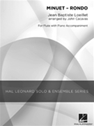 Minuet - Rondo by Loeillet Jean-Baptiste - Cacavas John - for Flute and Piano