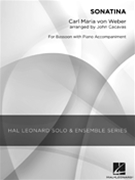 Sonatina by Weber Carl Maria von - Cacavas John - for Bassoon and Piano