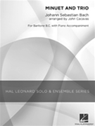 Minuet & Trio by Bach Johann Sebastian - Cacavas John - for Euphonium Bass Clef
