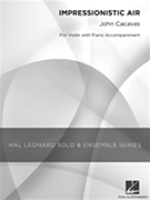 Impressionistic Air by Cacavas John for Violin and Piano