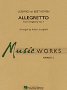 Allegretto From Symphony #7 by Beethoven Ludwig van - Longfield Robert - for Concert Band