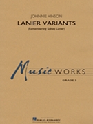 Lanier Variants by Vinson Johnnie for Concert Band