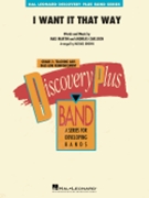 I Want It That Way by Martin Max - Brown Michael - Backstreet Boys for Concert Band