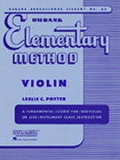 Rubank Elementary Method by Potter for Violin Method