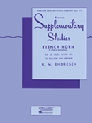 Rubank Supplementary Studies by Endresen R M for French Horn Method