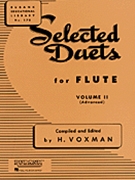 Selected Duets For Flute Volume 2 by Voxman Himie for Flute Duet (Vol 2)