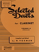 Selected Duets For Clarinet Volume 2 by Voxman Himie for Bb Clarinet Duet (Vol 2)