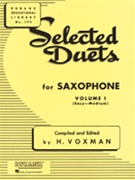 Selected Duets For Saxophone Volume 1 by Voxman Himie for Alto Saxophone Duet (Vol 1)