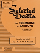 Selected Duets For Trombone Volume 2 by Voxman Himie for Trombone Duet (Vol 2)