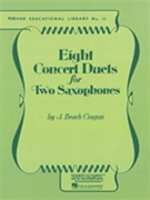 Eight Concert Duets For Two Saxophones by Cragun J Beach for Saxophone Duet