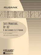 Suite Miniature Opus 145 by Gretchaninov Alexander - Voxman Himie - for Clarinet Solo