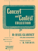 Concert & Contest Coll for Bass Clarinet by Various - Voxman Himie - for Bass Clarinet