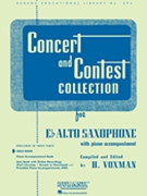 Concert & Contest Coll for Alto Sax by Various - Voxman Himie - for Alto Saxophone Collection