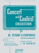 Concert & Contest Coll for Tenor Sax by Various - Voxman Himie - for Tenor Saxophone Collection