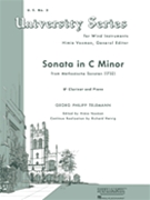 Sonata In C Minor by Telemann Georg Philipp - Voxman Himie - for Bb Treble Clef Instruments