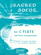 Sacred Solos by Various - Johnson Clair - for Flute and Piano
