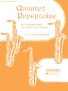 Quartet Repertoire for Saxophone by Various - Voxman and Hervig - for Tenor Saxophone
