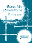 Ensemble Repertoire For WW Quintet by Various - Voxman and Hervig - for Flute