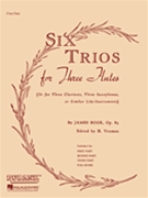 6 Trios For 3 Flutes Opus 83 by Hook James - Voxman Himie - for Flute 1