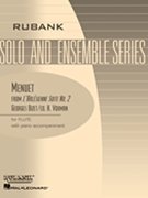 Menuet from L'Arlesienne Suite No. 2 by Bizet Georges - Voxman Himie - for Flute and Piano