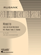 Menuetto from Eine Kleine Nachtmusik by Mozart Wolfgang Amadeus - Voxman Himie - for Flute and Piano