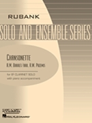 Chansonette by Barret - Pazemis - for Clarinet Solo
