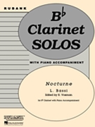 Nocturne by Bassi L - Voxman Himie - for Bb Clarinet and Piano