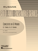 Concerto In G Minor by Handel George Frideric - Voxman Himie - for Oboe and Piano